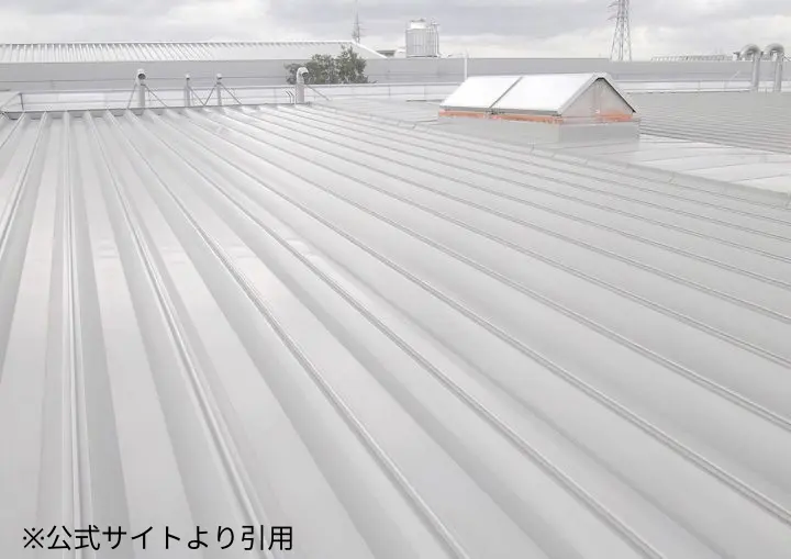 エスケー化研ルーフスターF フッソ塗料せ施工した屋根