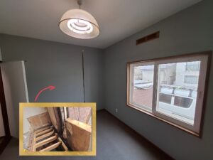 リフォーム後：YKKプラマードHに交換した窓と明るく一新された室内