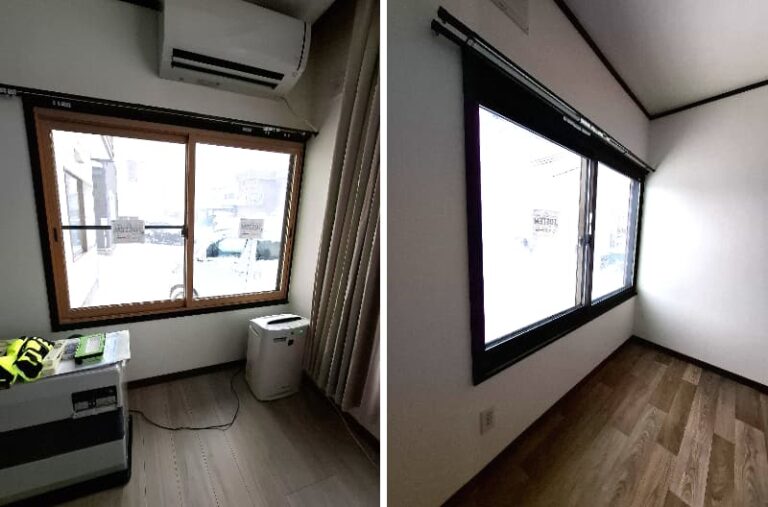 内窓インプラス設置後の窓まわり全景