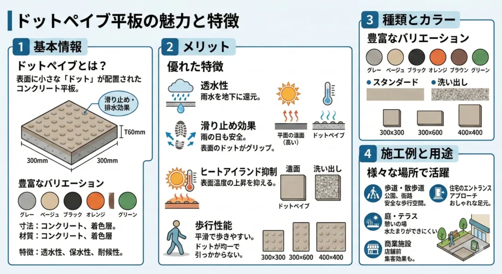 ドットペイブ平板の解説